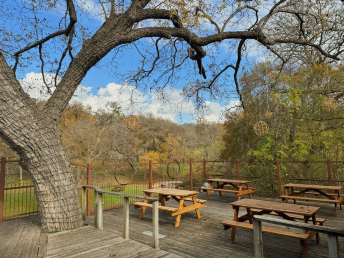 On-site cabin at Rio Cibolo Ranch