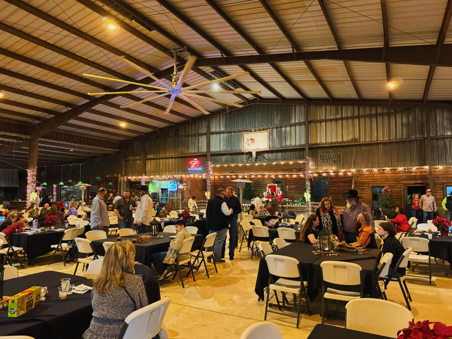 Corporate event setup at a ranch venue off I-10