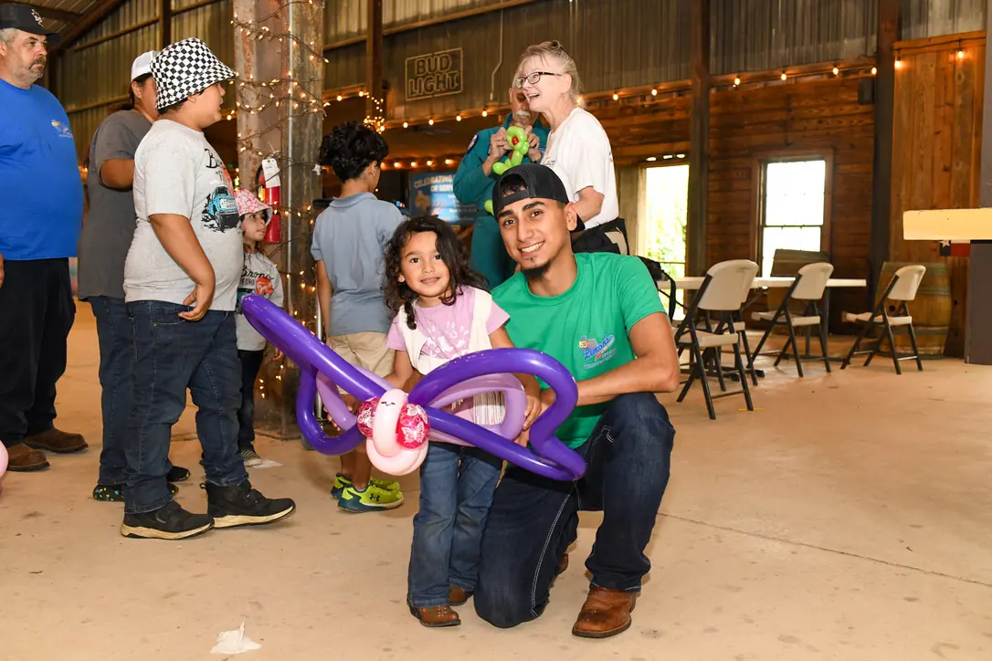 Balloon Art with Dad