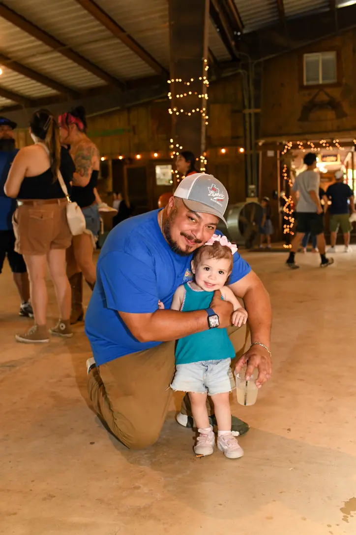 Dad and Daughter at the Ranch