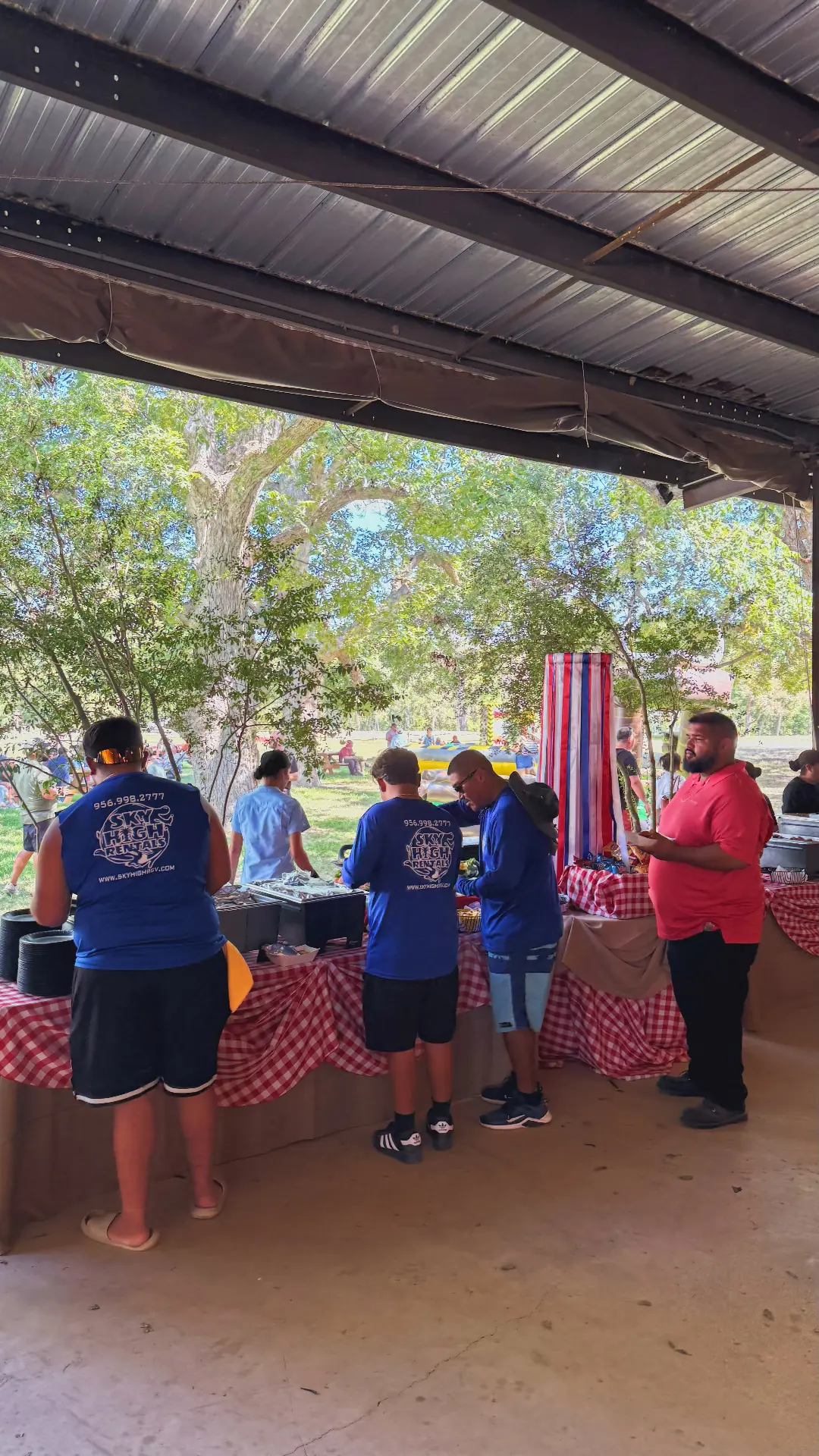 Picnic Catering Setup