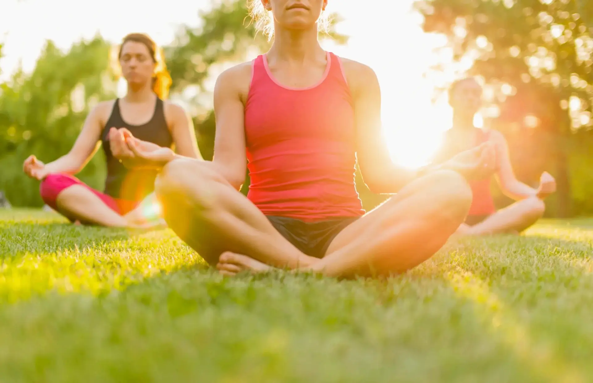 Yoga retreat at outdoor wellness venue near San Antonio Texas